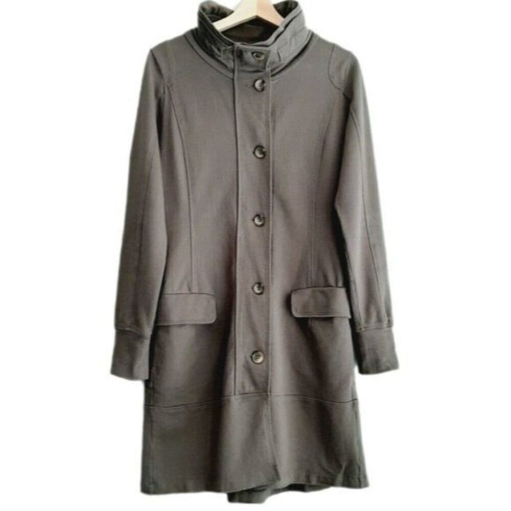Sandwich Dark Gray Button-Front Coat